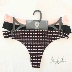 New Vince Camuto set of 3 no show thongs